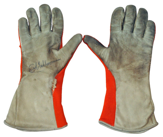 GILLES VILLENEUVE 1979 Monaco Grand Prix Race Used & Signed Gloves Pair - SOLD