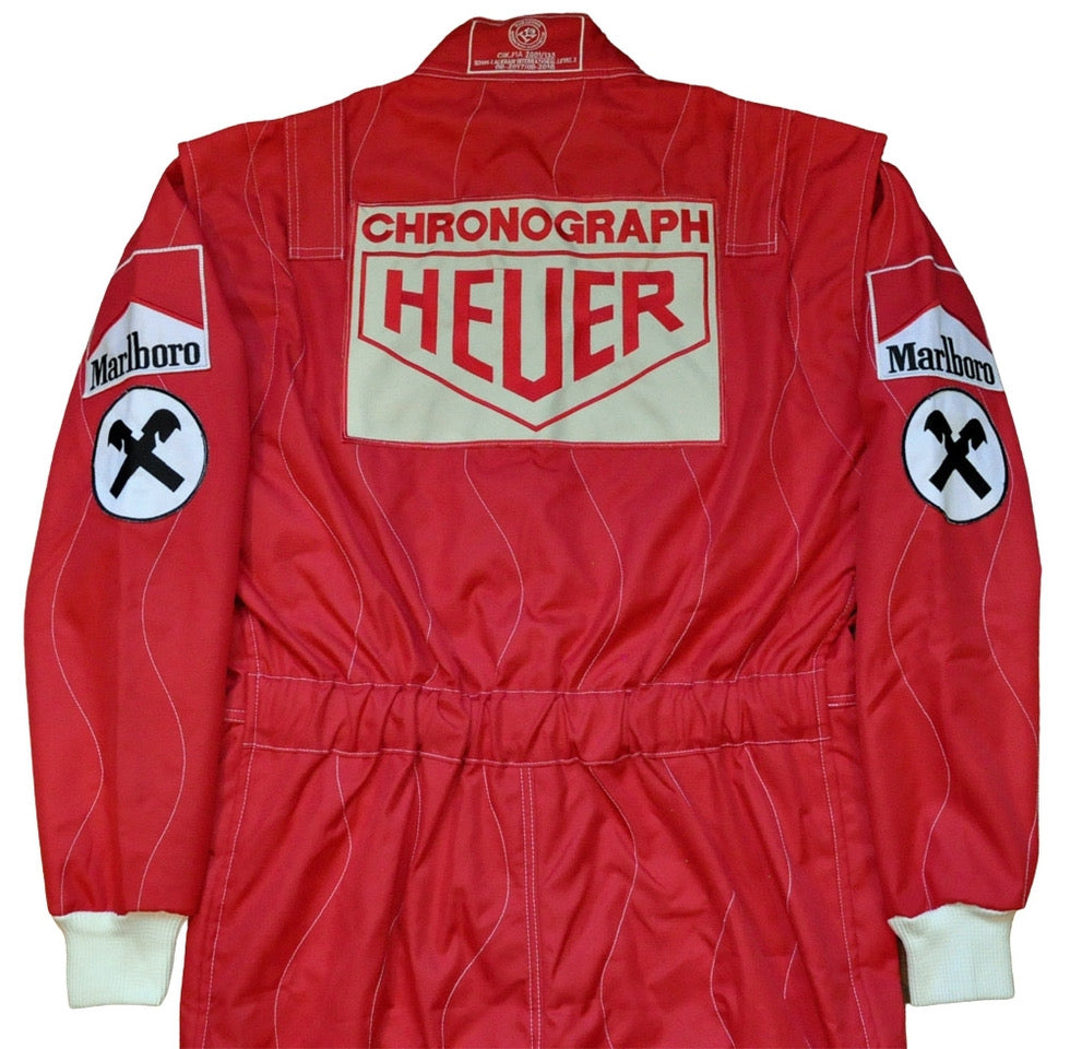 NIKI LAUDA SIGNED FERRARI 1977 F1 REPLICA Race SUIT