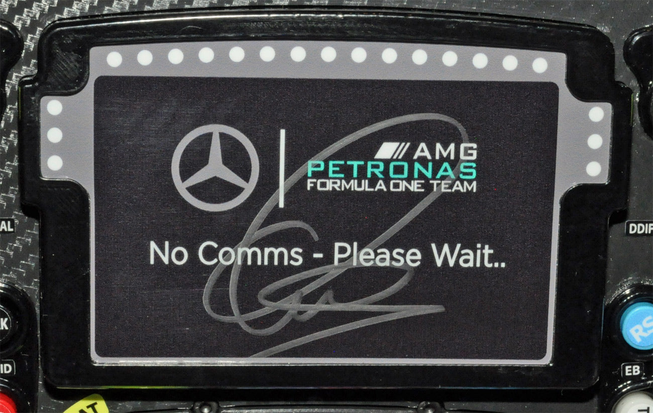 Lewis Hamilton Signed Replica 2020 W11 Mercedes Steering Wheel