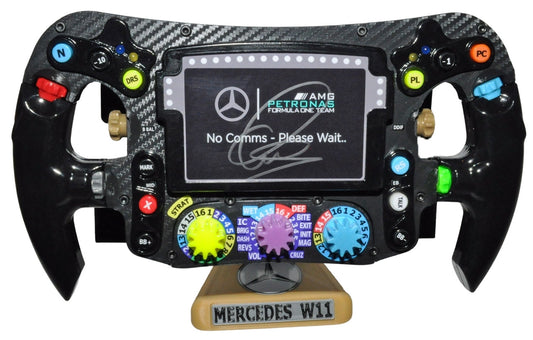 Lewis Hamilton Signed Replica 2020 W11 Mercedes Steering Wheel