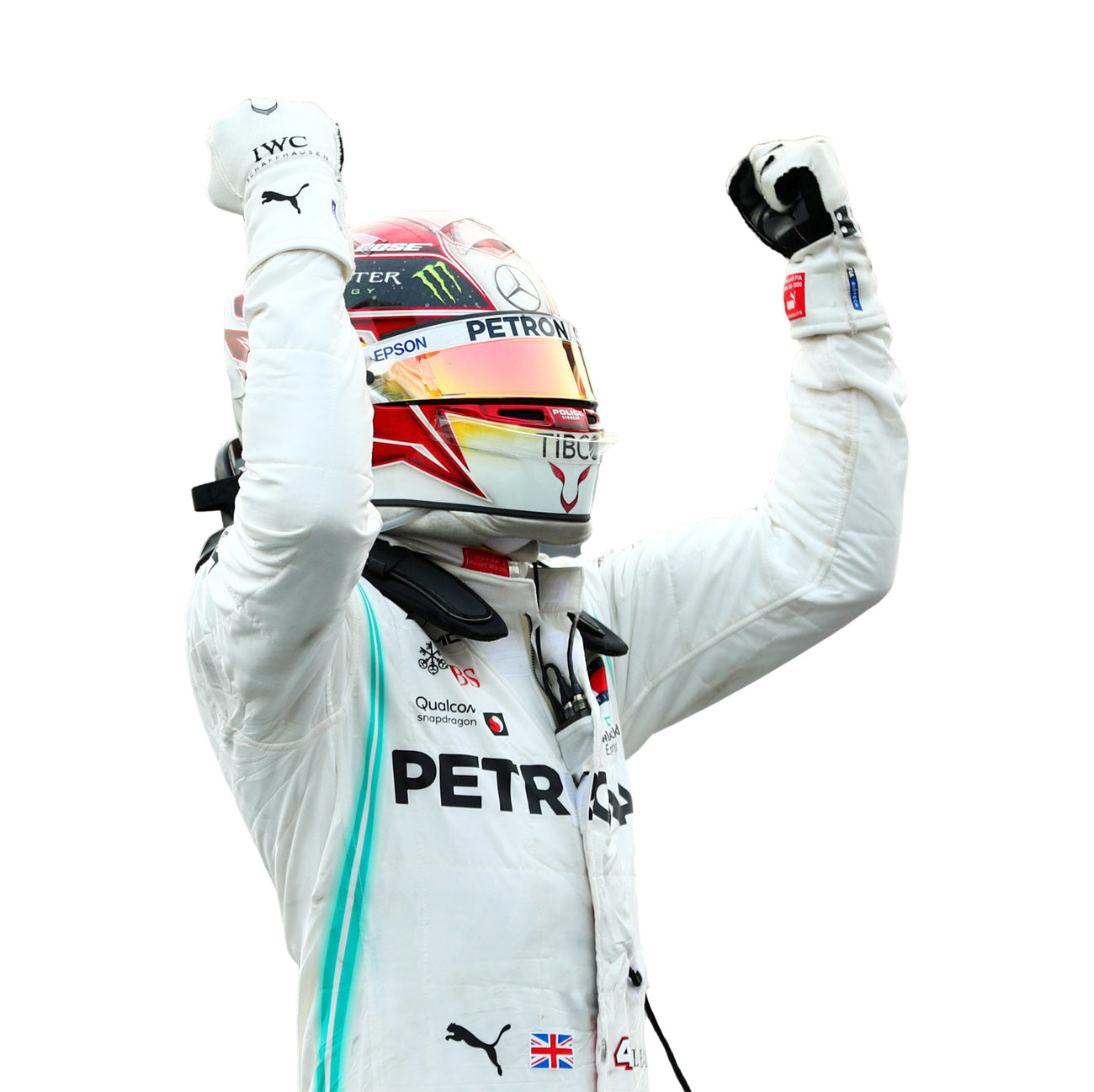 Lewis Hamilton SIGNED F1 Mercedes 2019 REPLICA Race SUIT